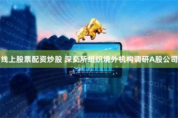 线上股票配资炒股 深交所组织境外机构调研A股公司